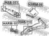 FEBEST HAB-053 Control Arm-/Trailing Arm Bush